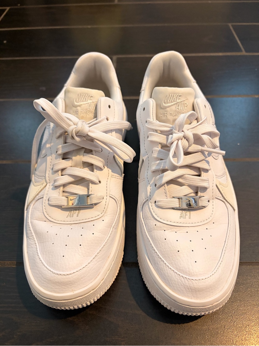 Nike Air Force 1 ’07 Triple White Sneakers – Women’s Size 7